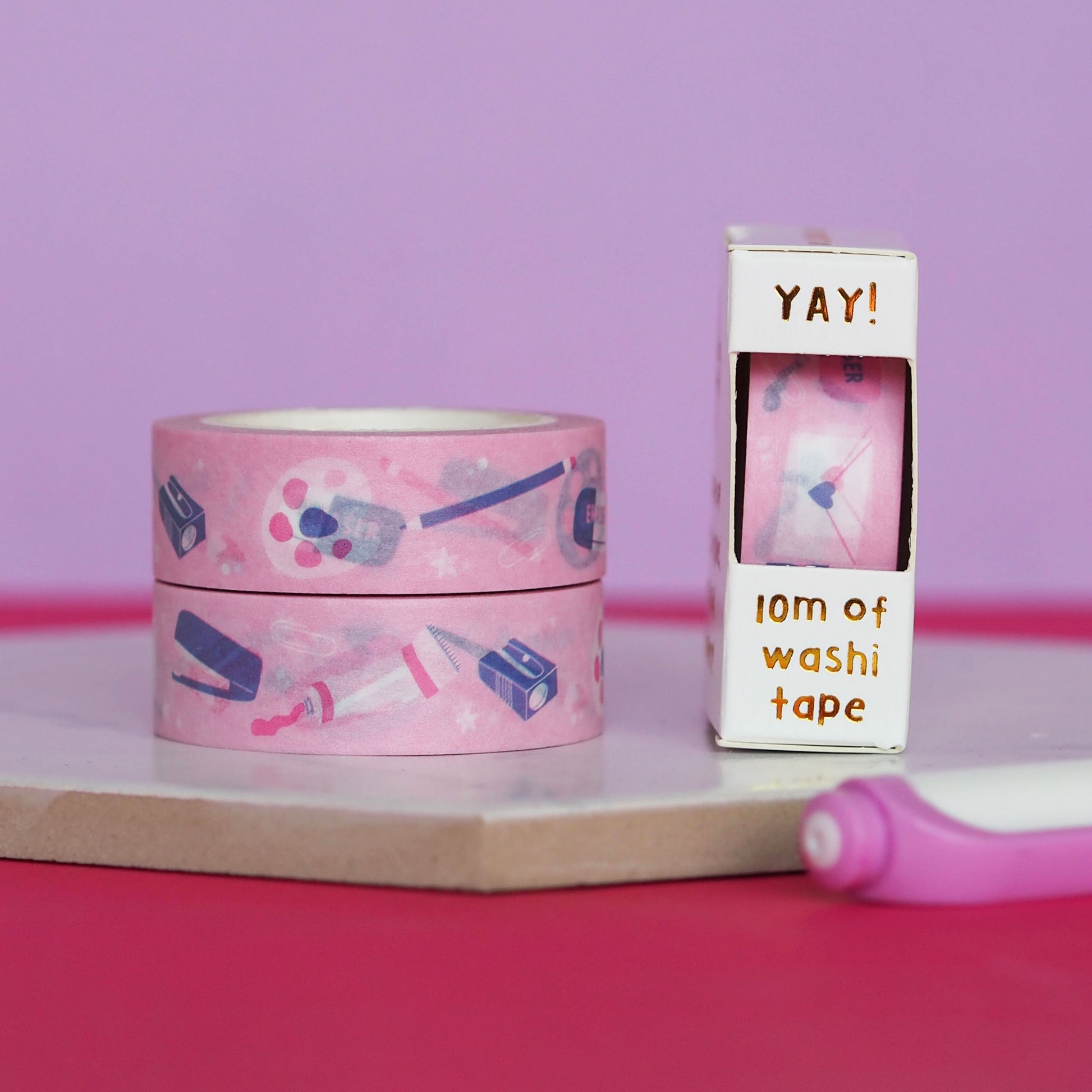 Nutmeg and Arlo Stationery Lover Washi Tape 15mm x 10m - Paper Dream