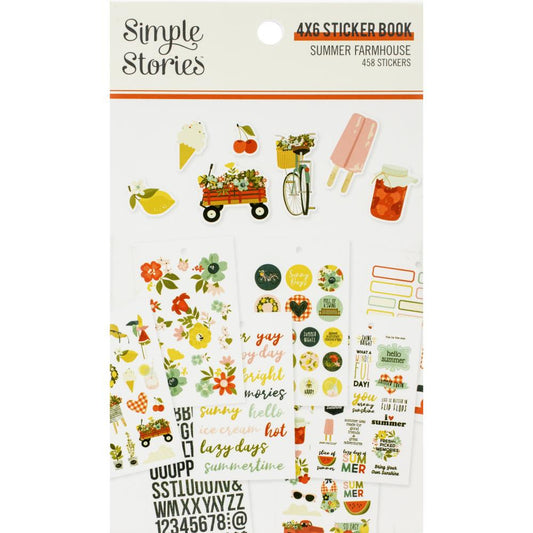 Simple Stories Summer Farmhouse Planner Sticker Book - Paper Dream