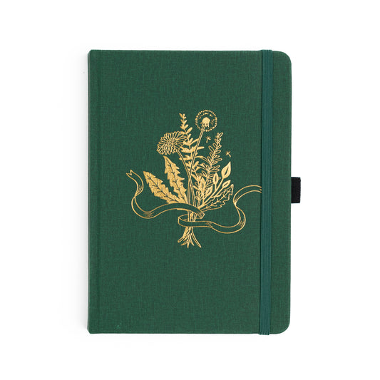 Archer and Olive A5 Botanist 192 Pages Dot Grid Notebook - Front Cover with Sleeve - Paper Dream
