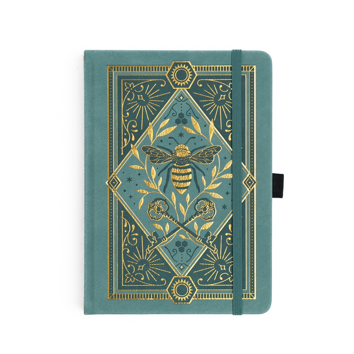 Archer and Olive A5 Spring Bee 192 Pages Dot Grid Notebook - Front Cover with Sleeve - Paper Dream