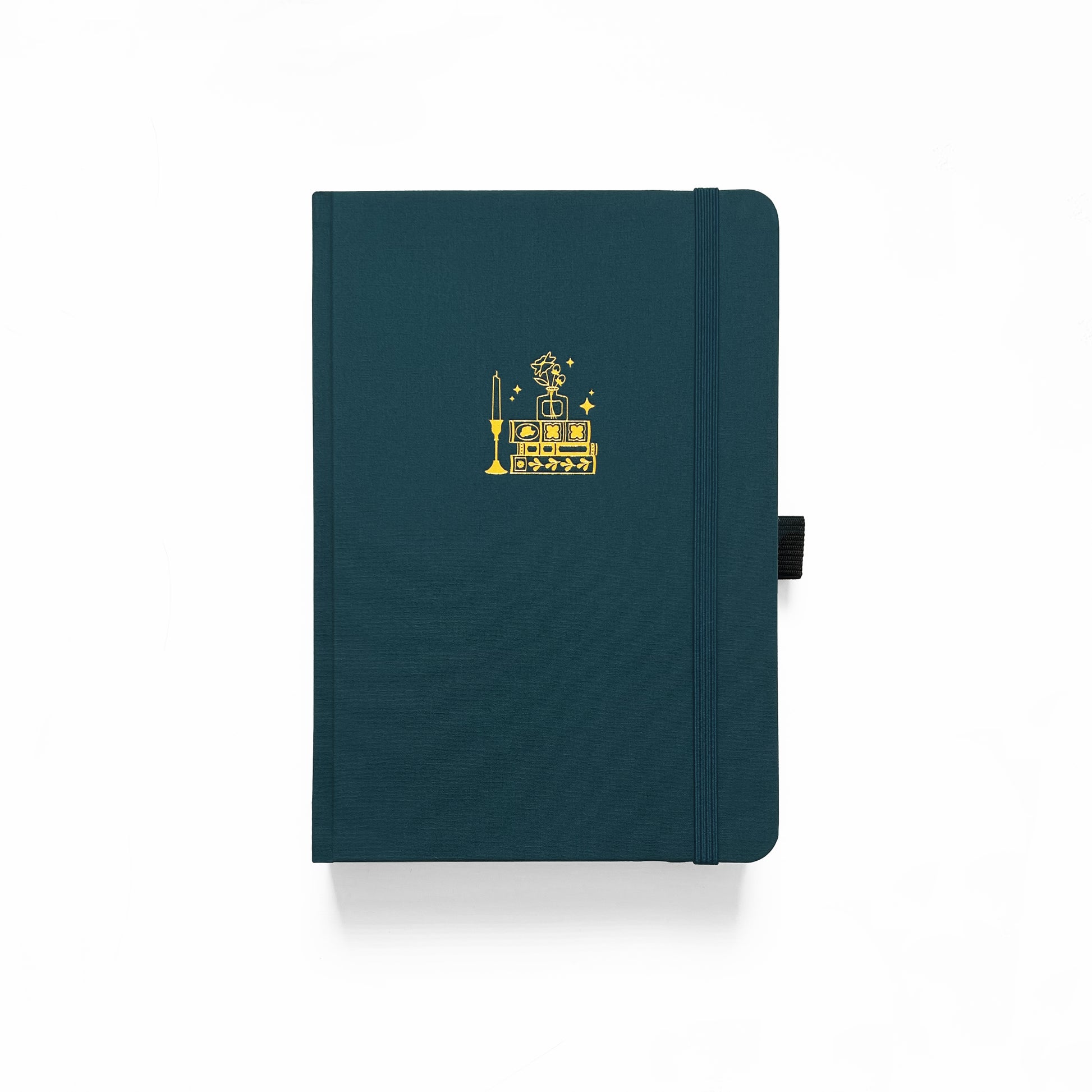 Archer and Olive A5 Stack of Books 192 Pages Dot Grid Notebook - Front Cover with Sleeve - Paper Dream