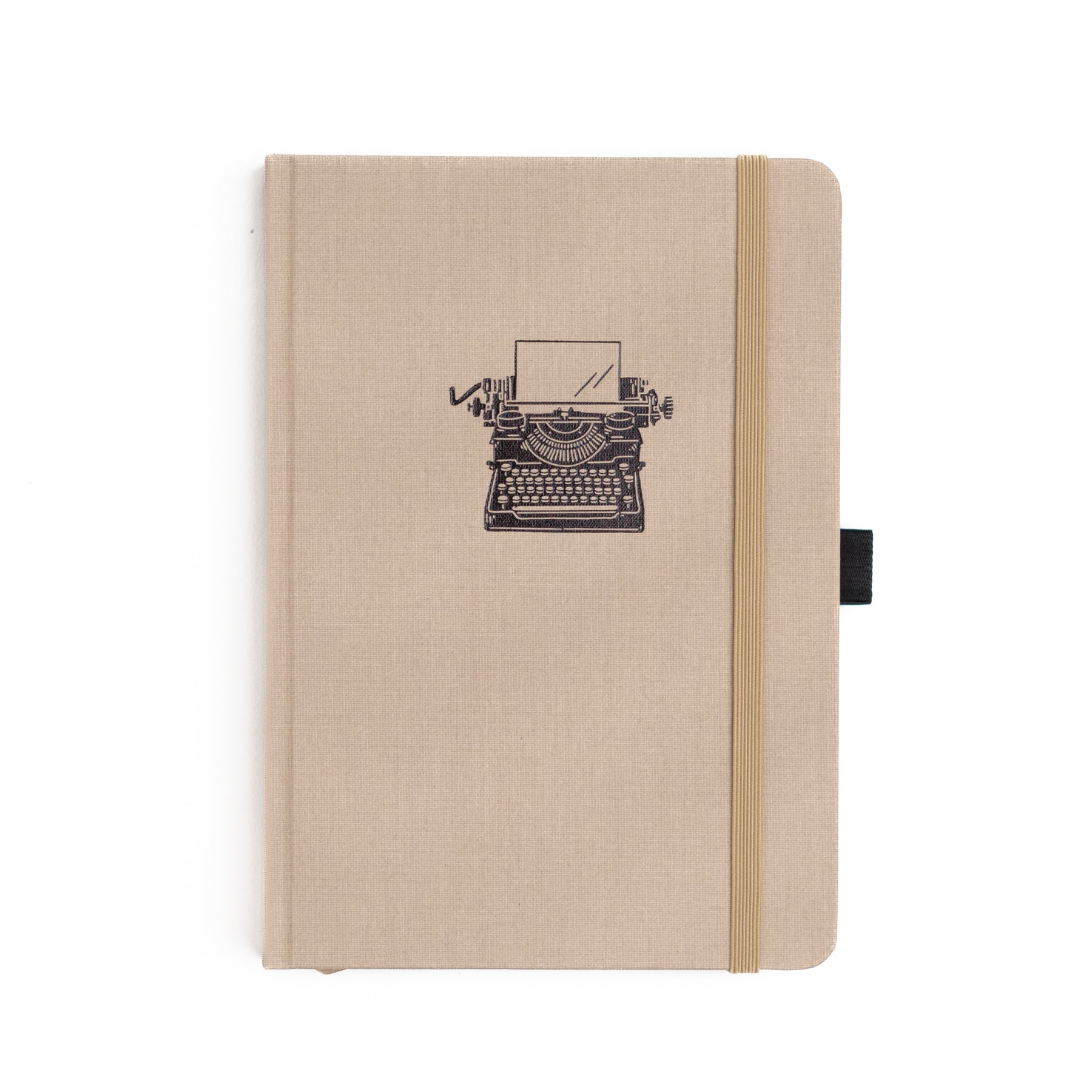 Archer and Olive A5 Vintage Typewriter 192 Pages Dot Grid Notebook - Front Cover with Sleeve - Paper Dream