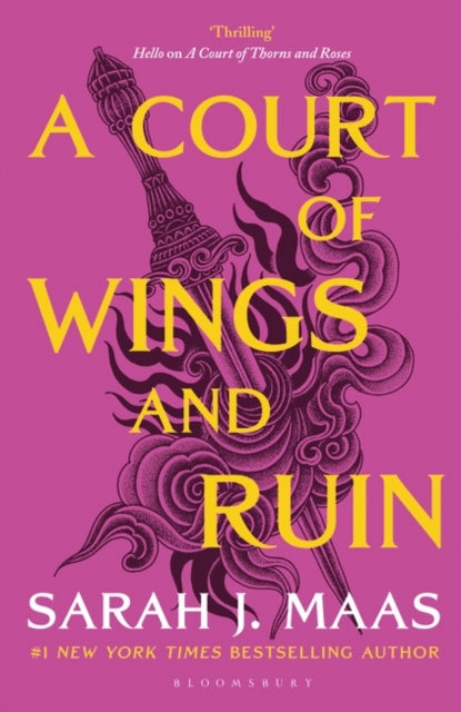 A Court of Wings and Ruin by Sarah J Maas Paperback Book