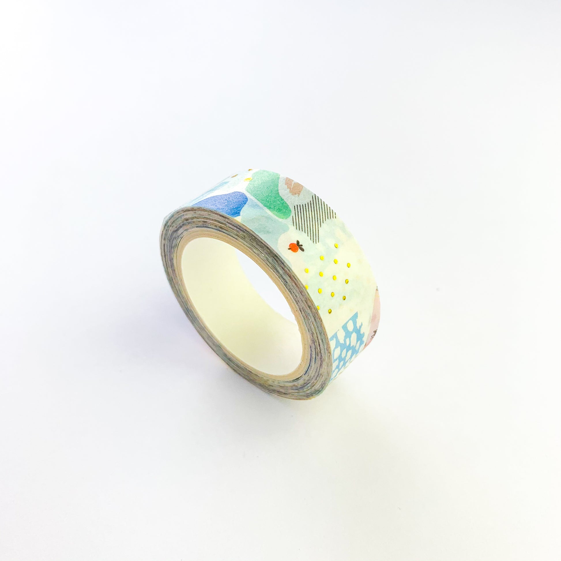 Abstract Bauble Foiled Washi tape side 