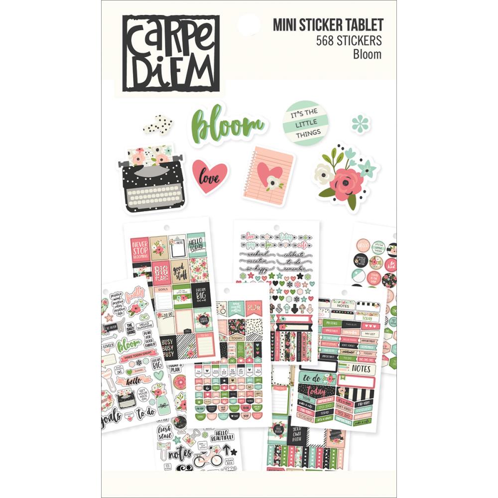 Carpe Diem Bloom Mini Planner Sticker Book - Paper Dream