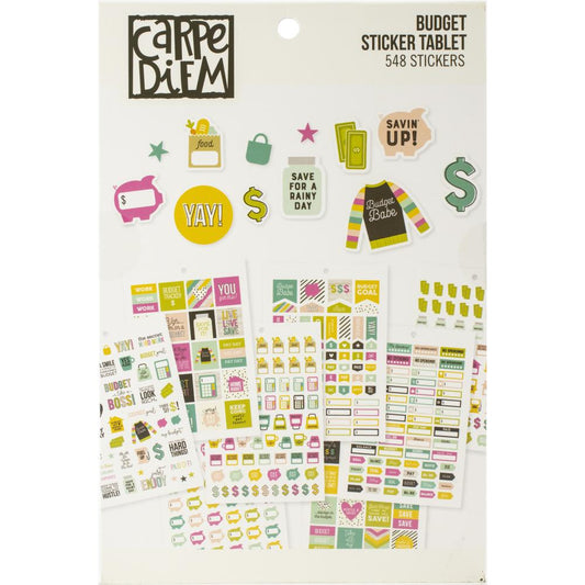 Carpe Diem Budget Planner Sticker Book - Paper Dream