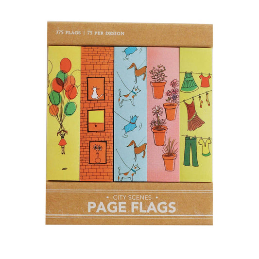 Girl of All Work City Scenes Page Flags - Paper Dream