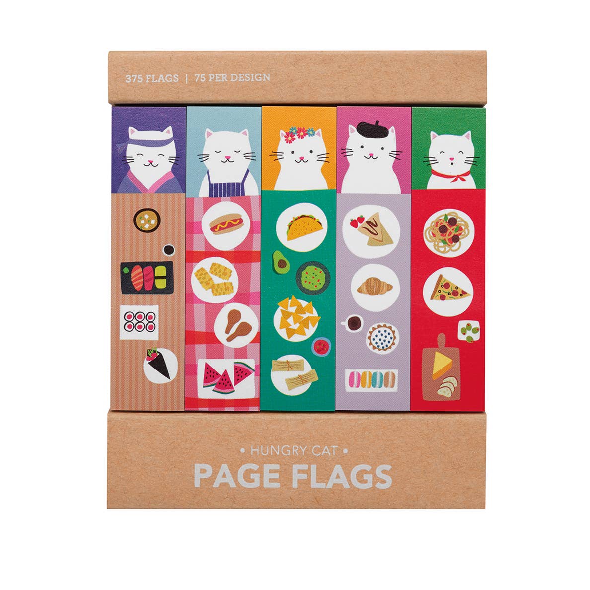 Girl of All Work Hungry Cat Page Flags - Paper Dream