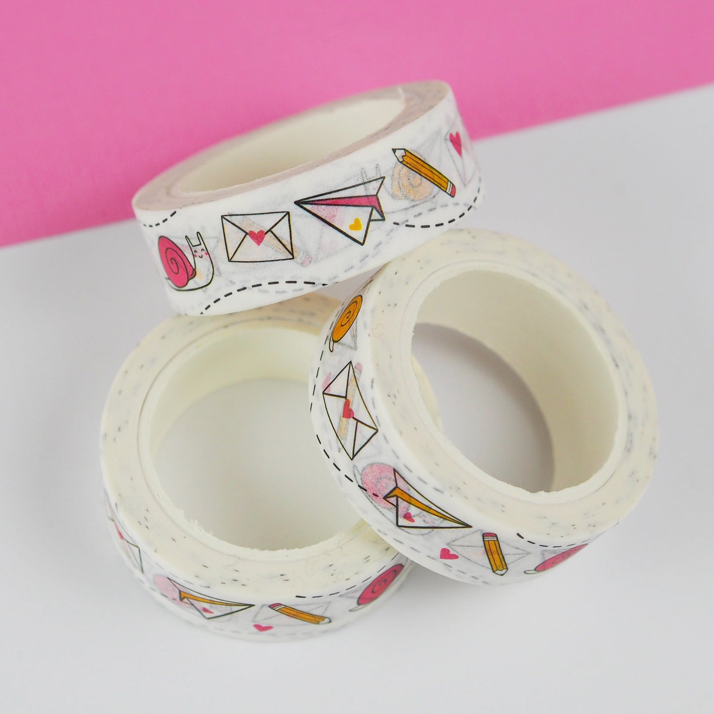 Nutmeg and Arlo Snail Mail Washi Tape 15mm x 10m - Paper Dream