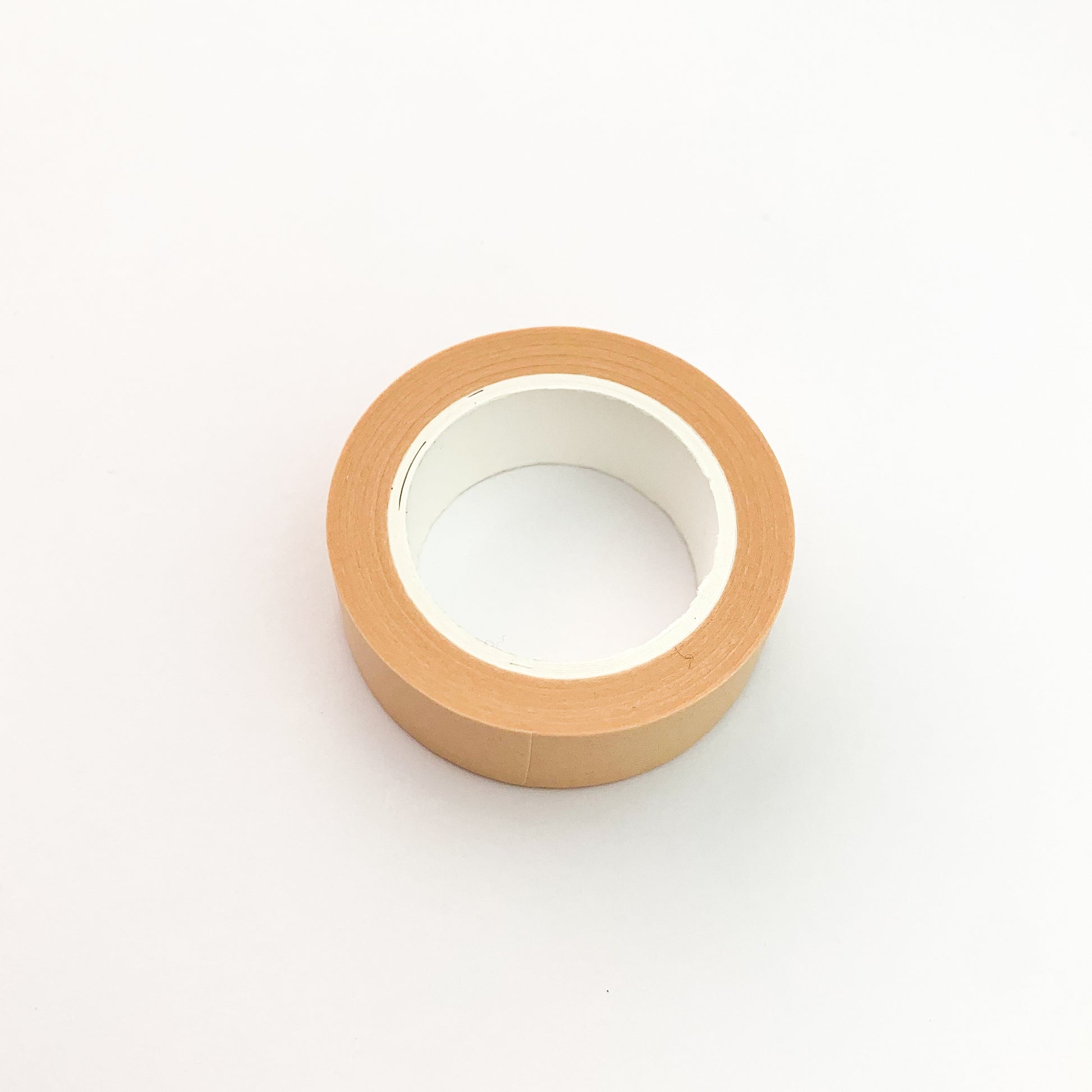 Peach solid colour washi tape roll