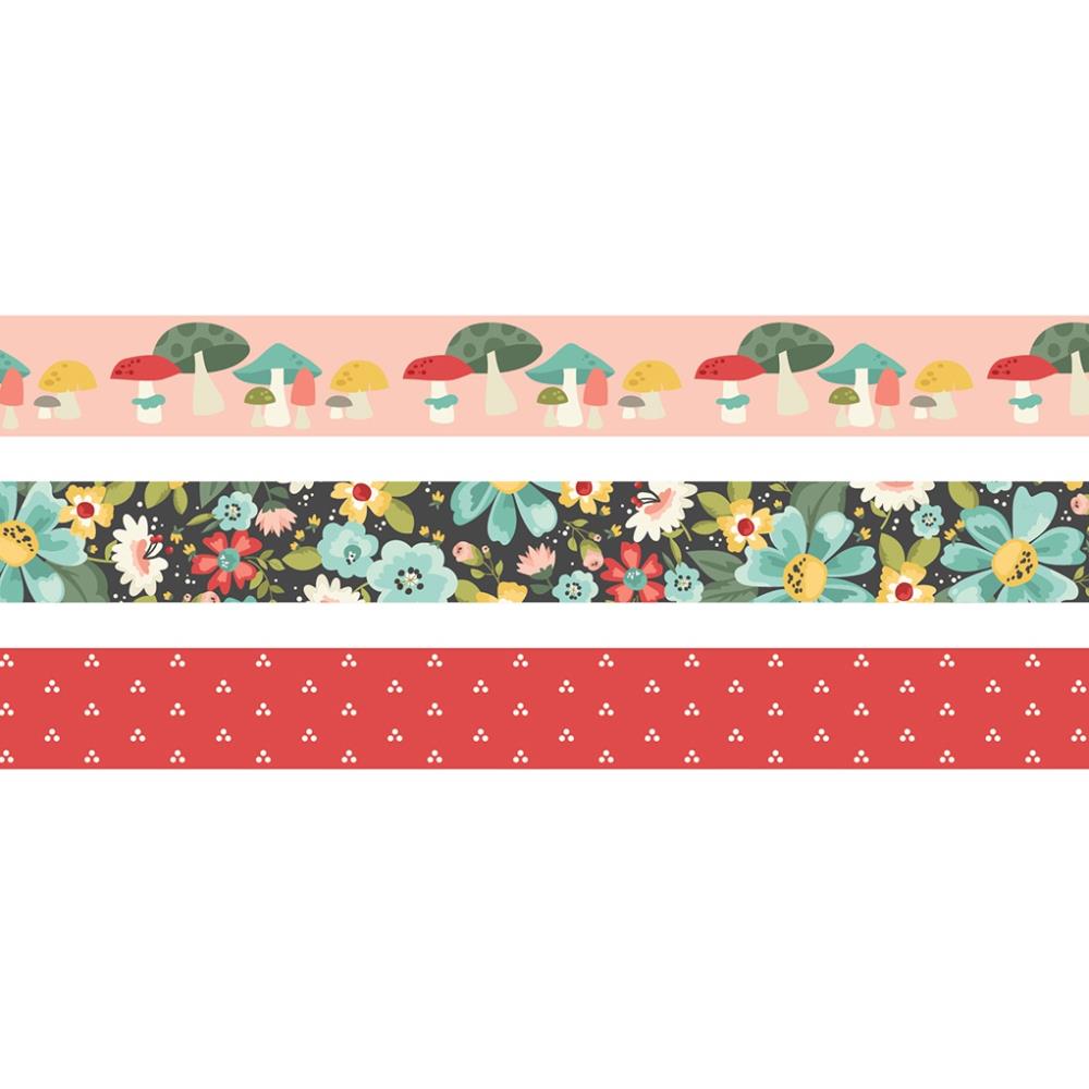 Simple Stories Apron Strings Washi Tape Set of Three flat - Paper Dream
