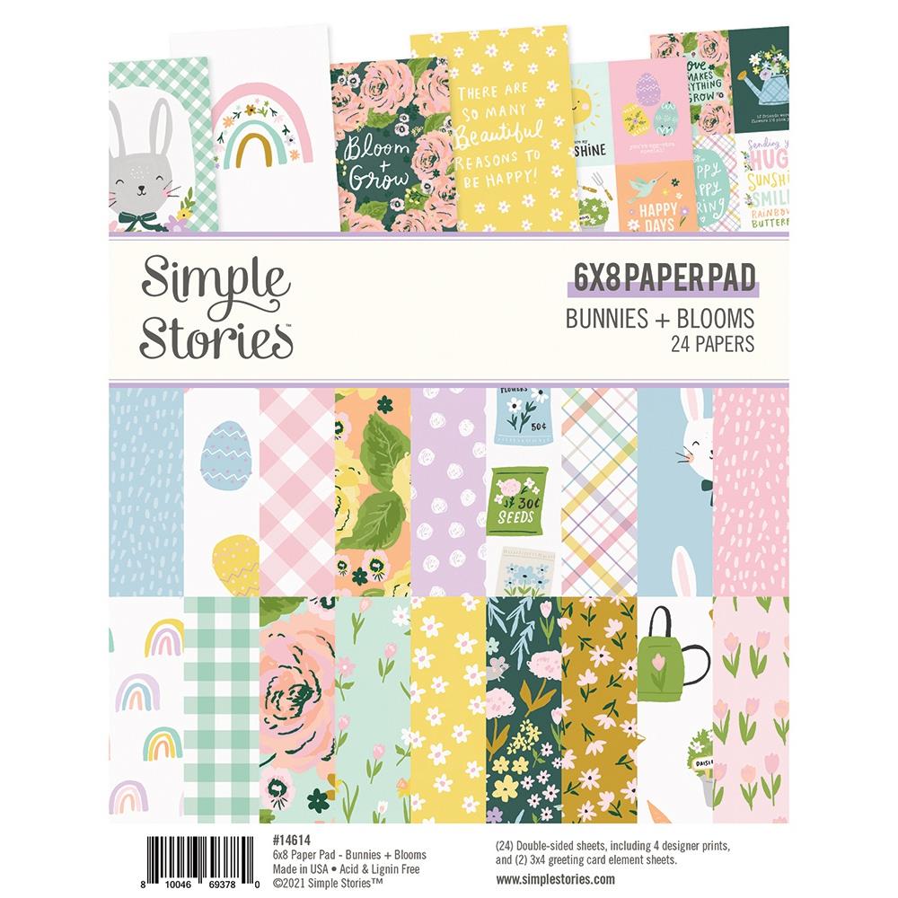 Simple Stories Bunnies & Blooms Double-Sided Paper Pad - Paper Dream