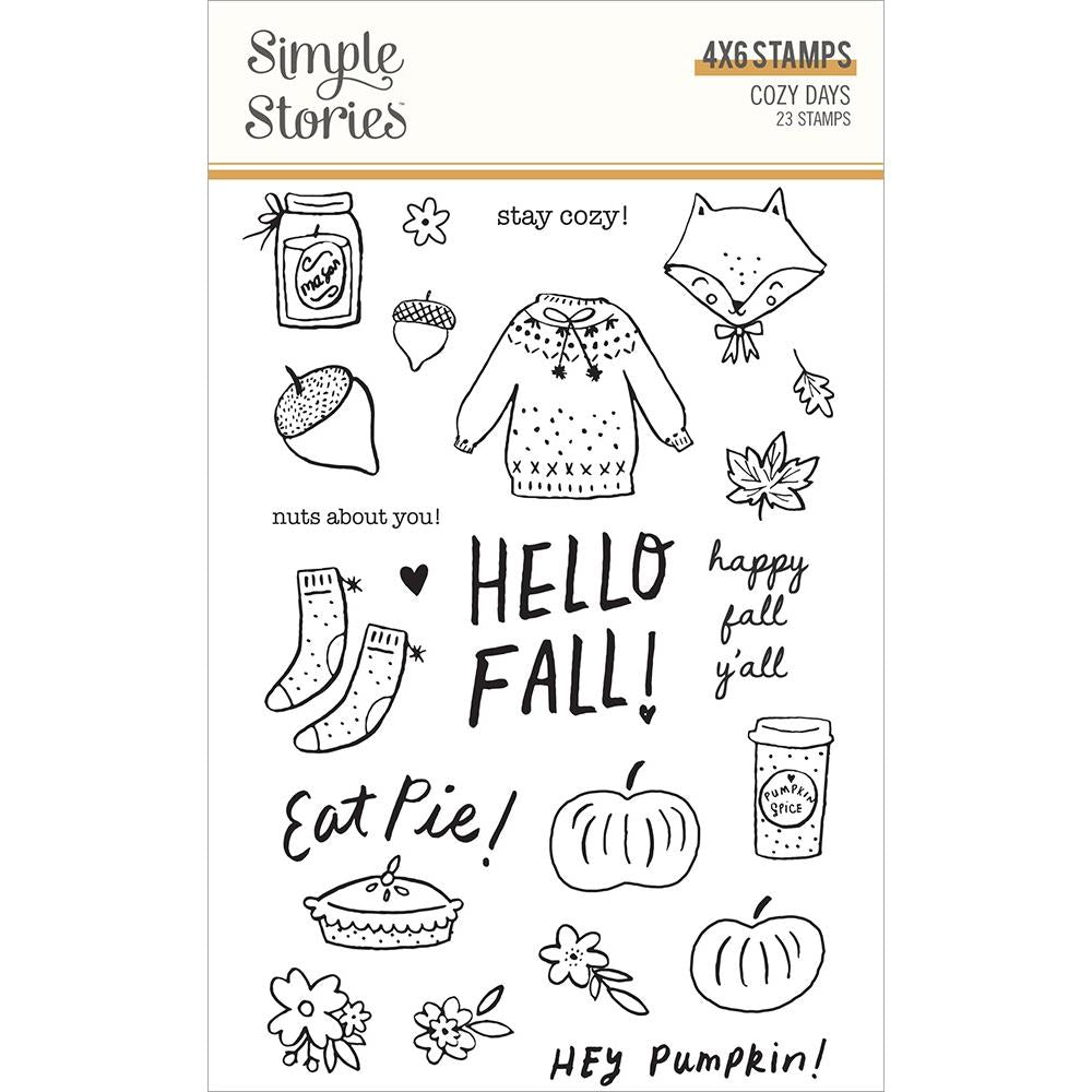 Simple Stories Cozy Days Clear Stamp Set Digital - Paper Dream