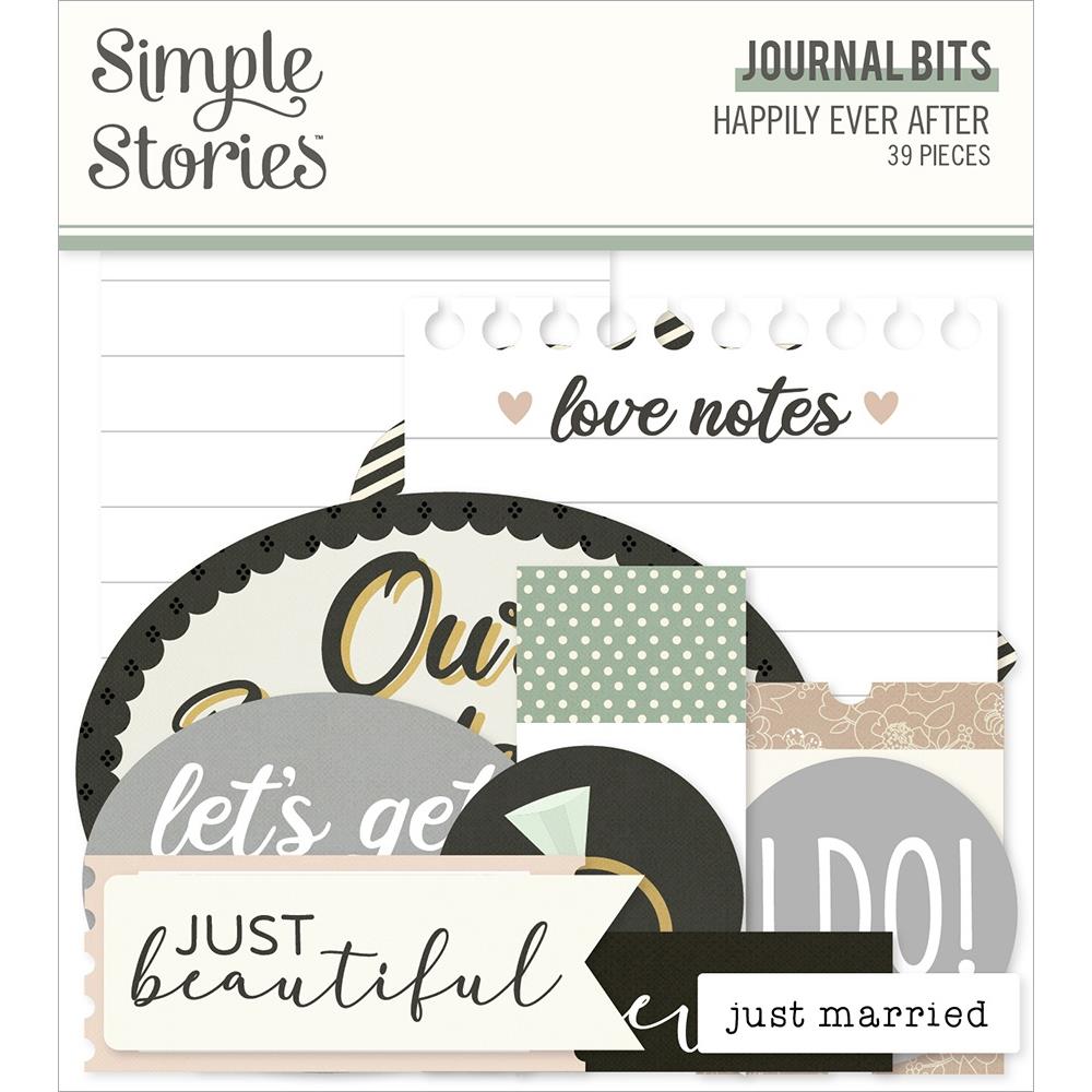 Simple Stories Happily Ever After Journal Die-Cut Bits & Pieces - Paper Dream