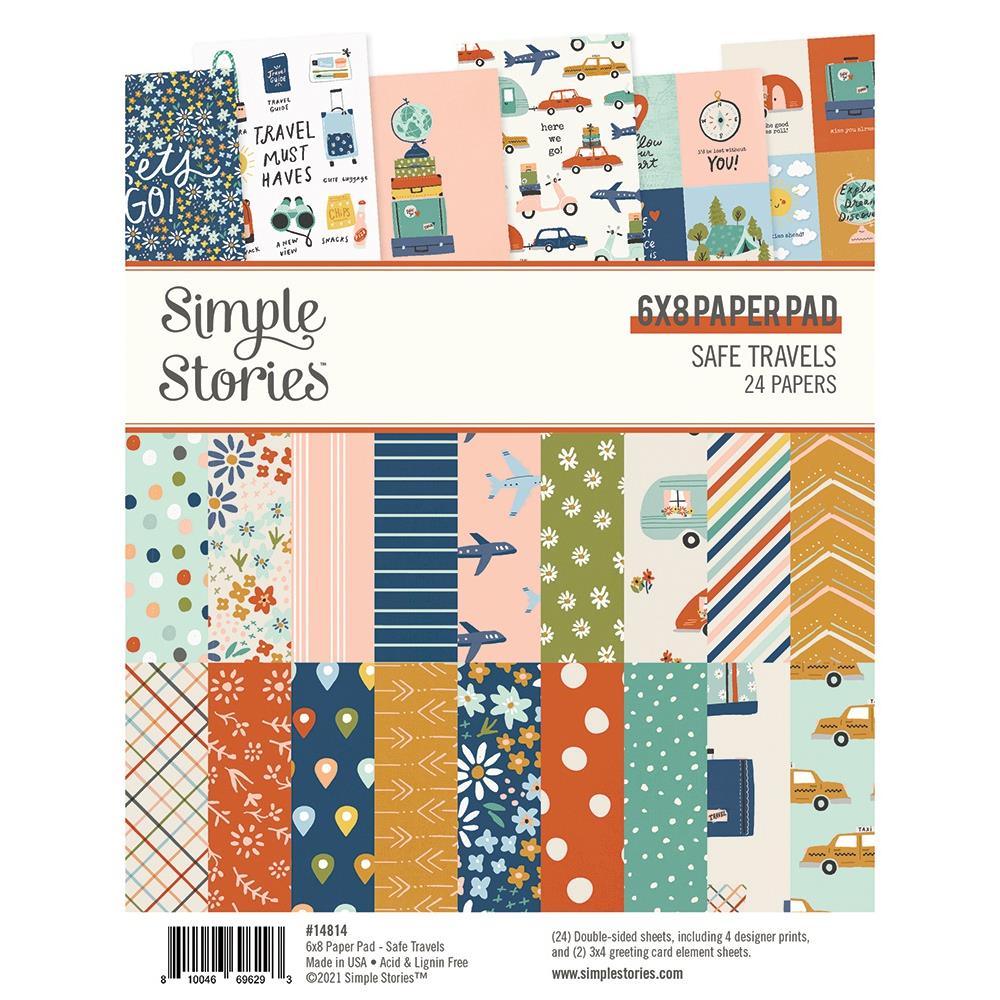 Simple Stories Safe Travels Double-Sided Paper Pad - Paper Dream