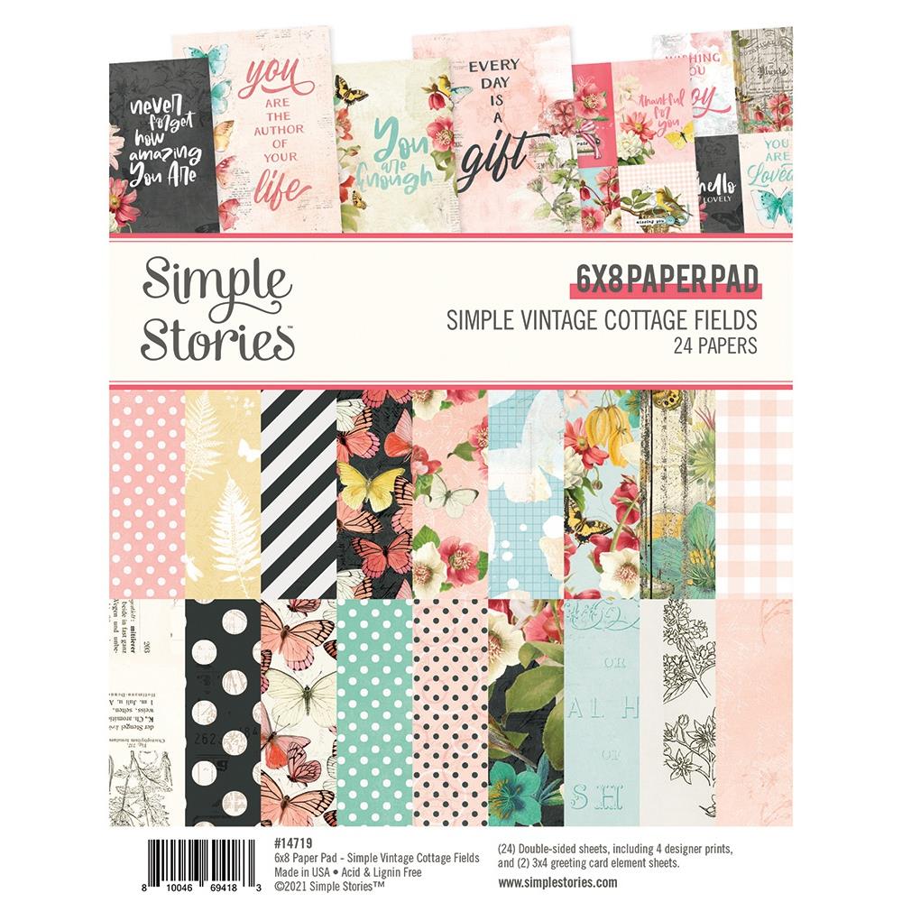 Simple Stories Simple Vintage Cottage Fields Double-Sided Paper Pad - Paper Dream