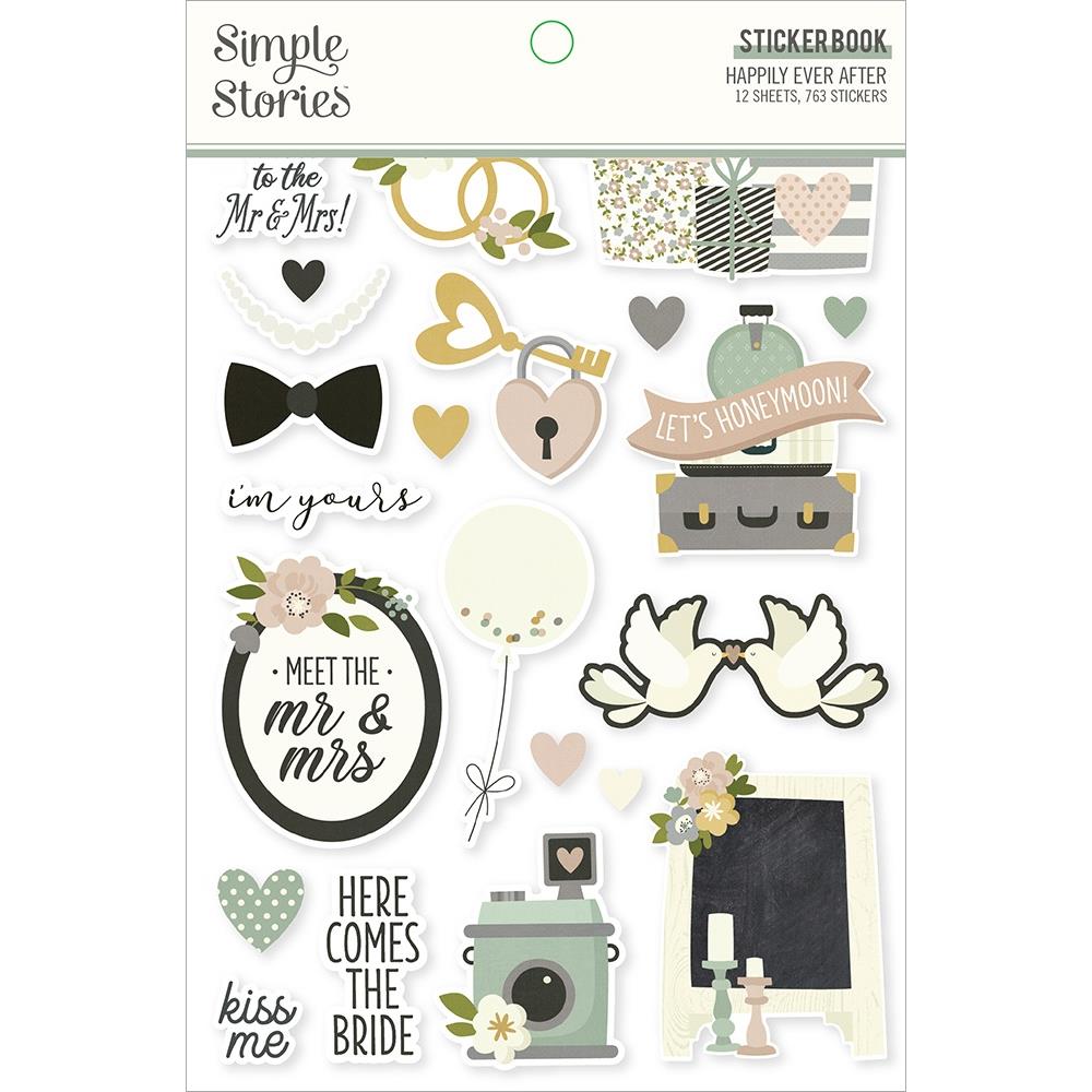 Simple Stories Happily Ever After Sticker Book - Paper Dream