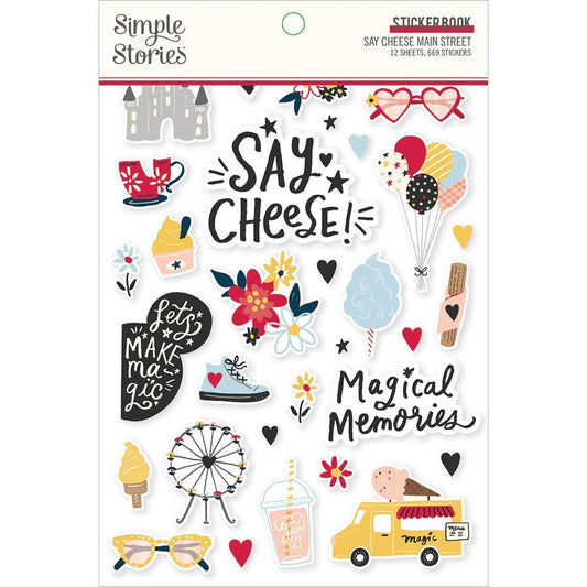 Simple Stories say cheese main street sticker book - Paper Dream