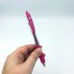 Zebra Magenta Sarasa Clip Pen in hand - Paper Dream