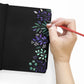 Archer and Olive blackout notebook dot grid journal coloured painting