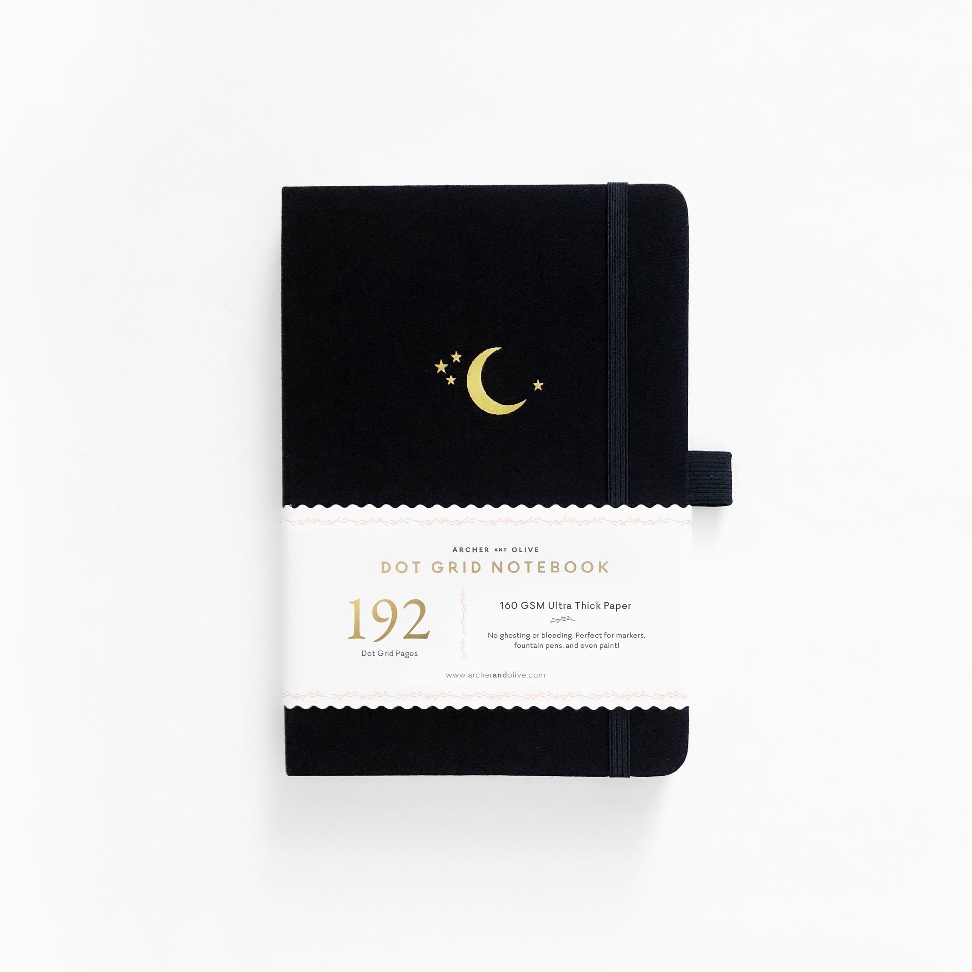 Archer & Olive A5 Crescent Moon 192 Pages Dot Grid Notebook - Paper Dream