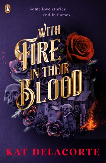 With Fire In Their Blood by Kat Delacorte Paperback book cover